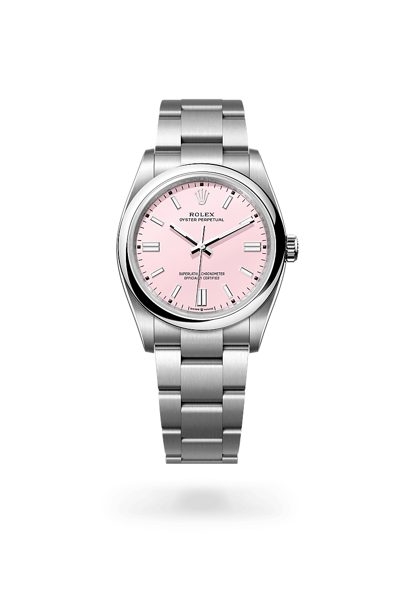 오이스터스틸 소재의 롤렉스 OYSTER PERPETUAL 정면, M126000-0008 - 현대시계