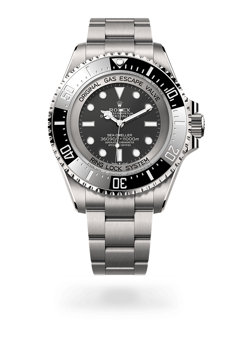 rolex DEEPSEA front view in RLX titanium, M126067-0001 - Hyundaiwatch