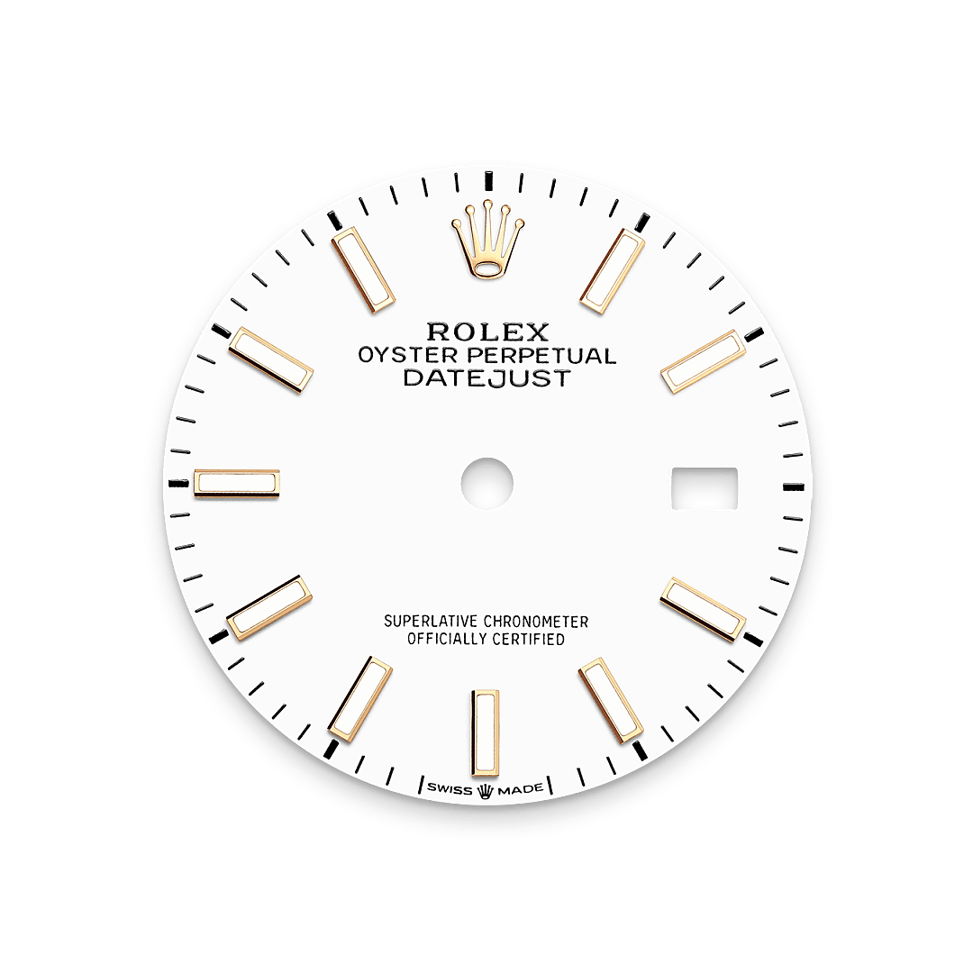 rolex Datejust 36 dial in Yellow Rolesor - combination of Oystersteel and yellow gold, M126203-0020 - Hyundaiwatch