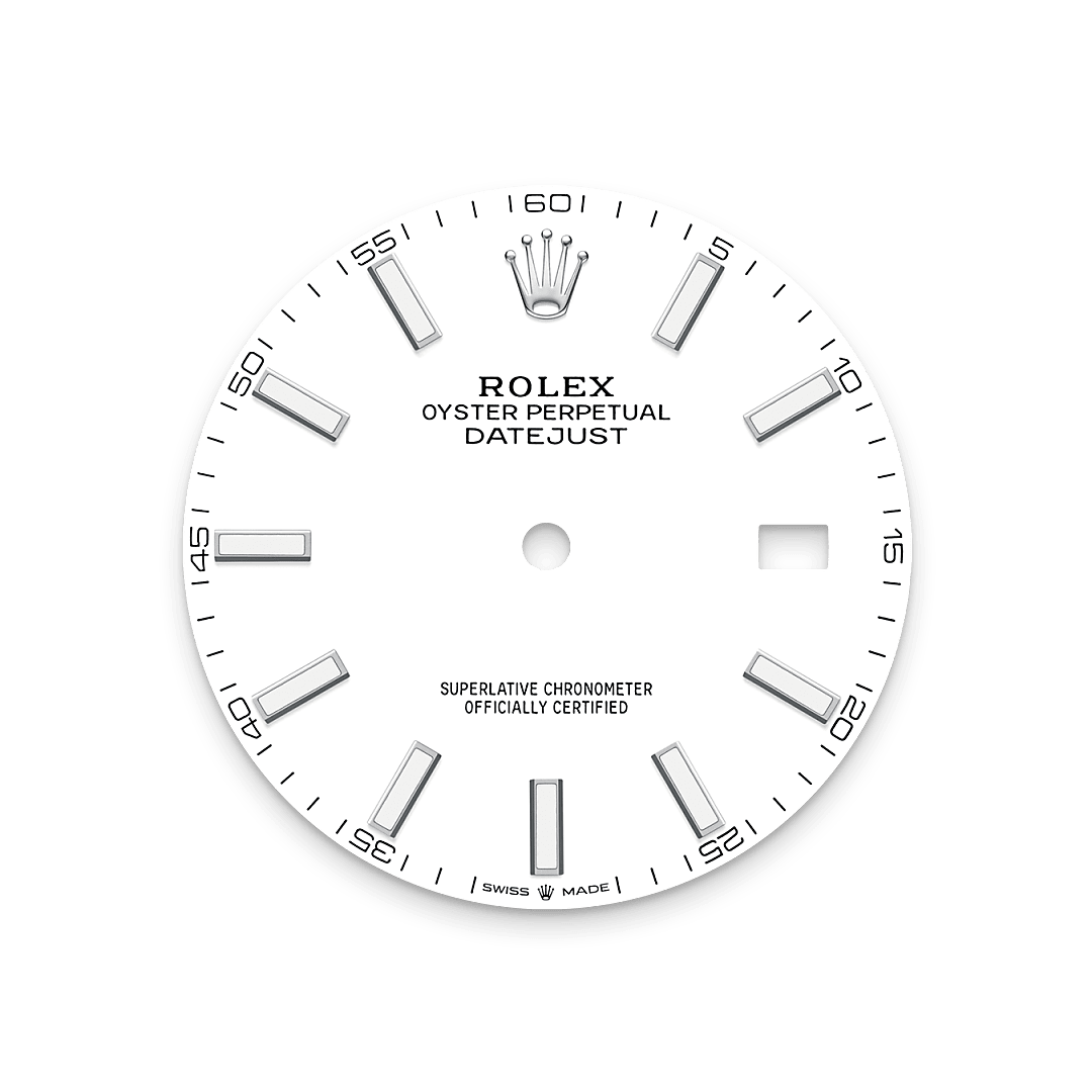 rolex Datejust 41 dial in Oystersteel, M126300-0005 - Hyundaiwatch