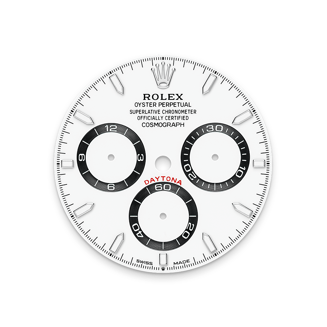 오이스터스틸 소재의 롤렉스 Cosmograph Daytona 다이얼, M126500LN-0001 - 현대시계