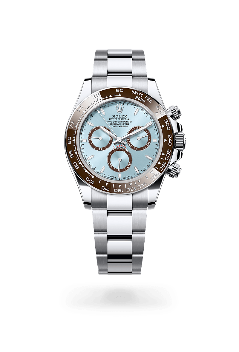 플래티넘 소재의 롤렉스 COSMOGRAPH DAYTONA 정면, M126506-0001 - 현대시계