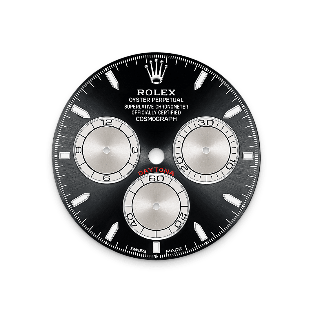 18캐럿 화이트 골드 소재의 롤렉스 Cosmograph Daytona 다이얼, M126509-0001 - 현대시계