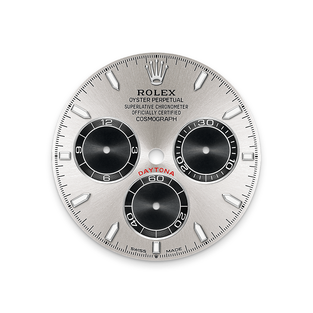 rolex Cosmograph Daytona dial  in 18 ct white gold, M126519LN-0006 - Hyundaiwatch