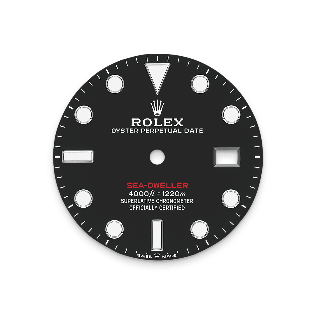 오이스터스틸 소재의 롤렉스 Sea-Dweller 다이얼, M126600-0002 - 현대시계