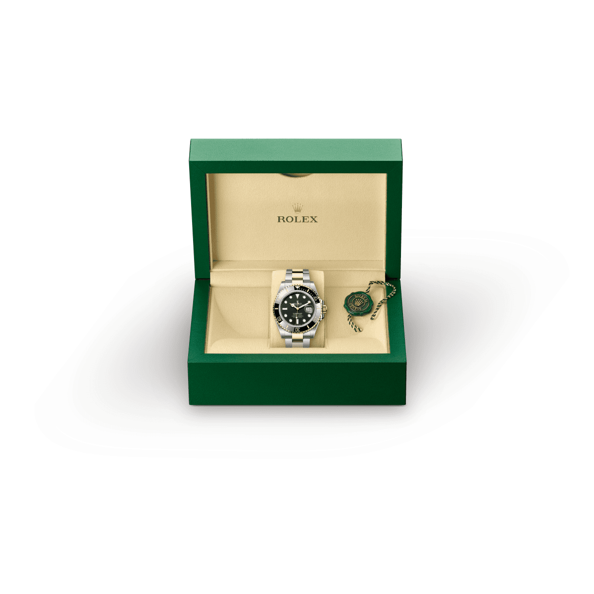 옐로우 롤레조 – 오이스터스틸과 옐로우 골드의 조합 소재의 롤렉스 SUBMARINER, M126613LN-0002 - 현대시계