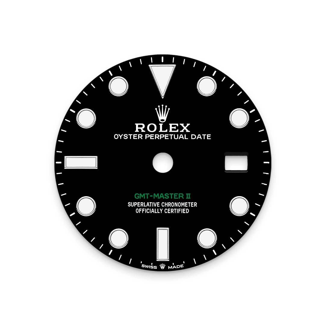 오이스터스틸 소재의 롤렉스 GMT-Master II 다이얼, M126710GRNR-0003 - 현대시계