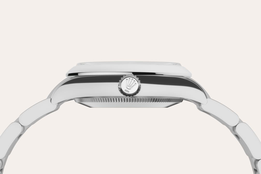 오이스터스틸 소재의 롤렉스 Oyster Perpetual 31 소재 및 크라운, M277200-0007 - 현대시계