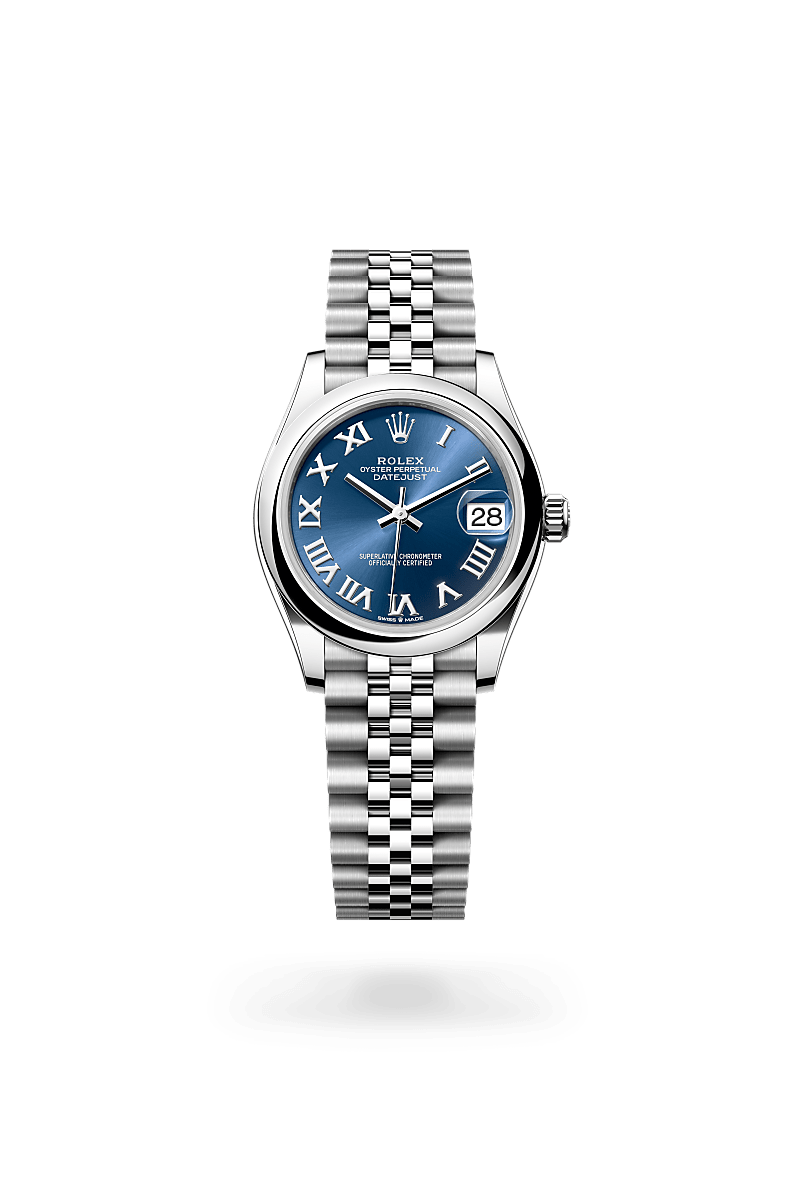 rolex DATEJUST front view in Oystersteel, M278240-0018 - Hyundaiwatch