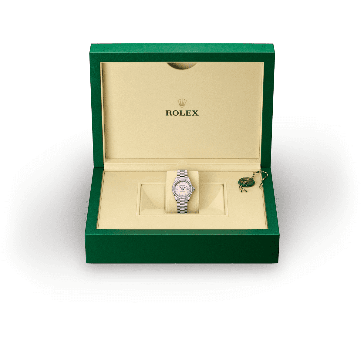 18캐럿 화이트 골드 소재의 롤렉스 LADY-DATEJUST, M279139RBR-0002 - 현대시계