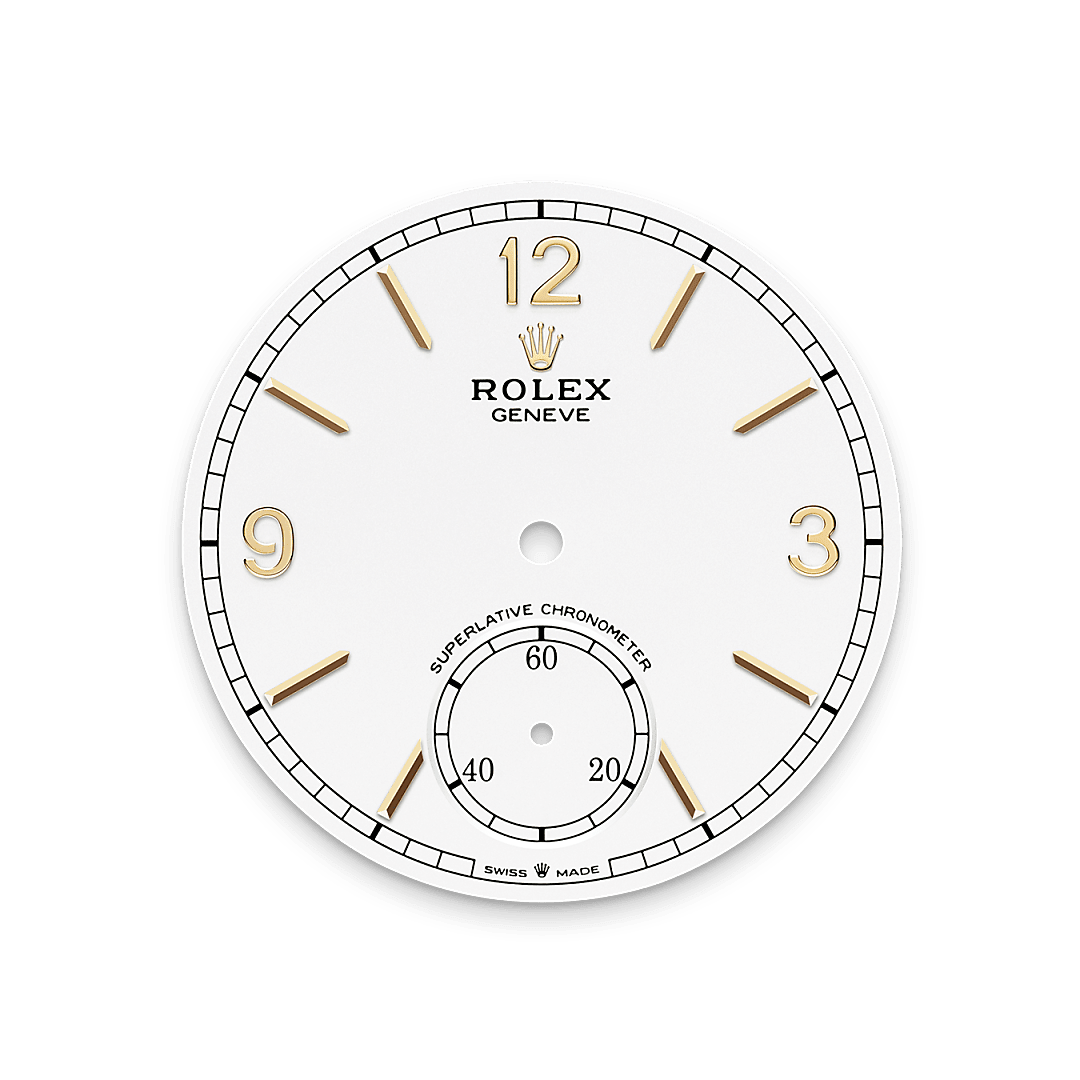 rolex 1908 dial  in 18 ct yellow gold, M52508-0006 - Hyundaiwatch