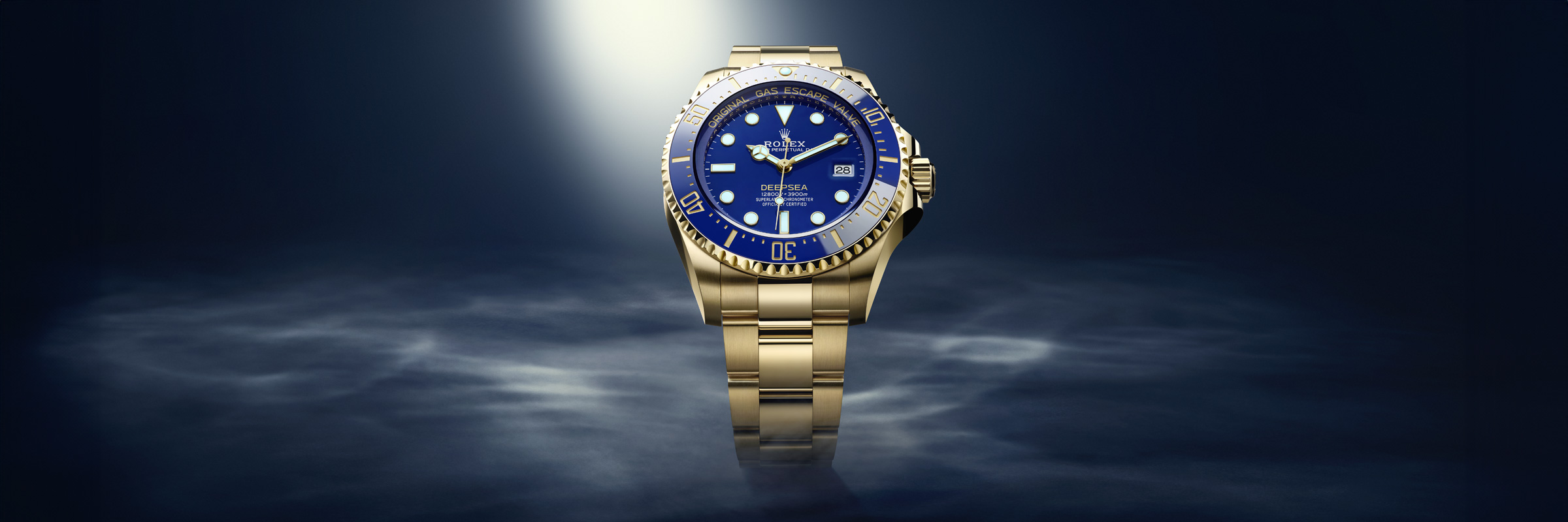 rolex DEEPSEA in 18 ct yellow gold, M136668LB-0001 - Hyundaiwatch