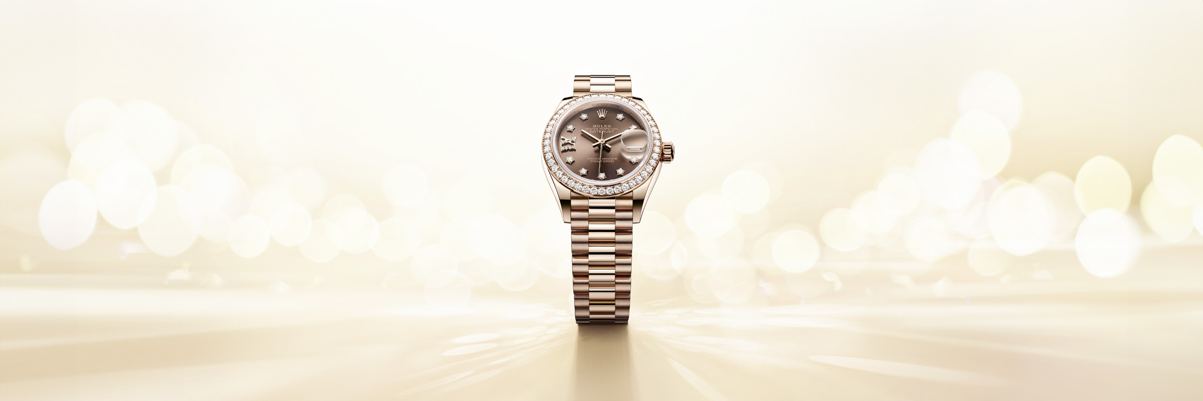 옐로우 롤레조 – 오이스터스틸과 옐로우 골드의 조합 소재의 롤렉스 LADY-DATEJUST, M279173-0012 - 현대시계