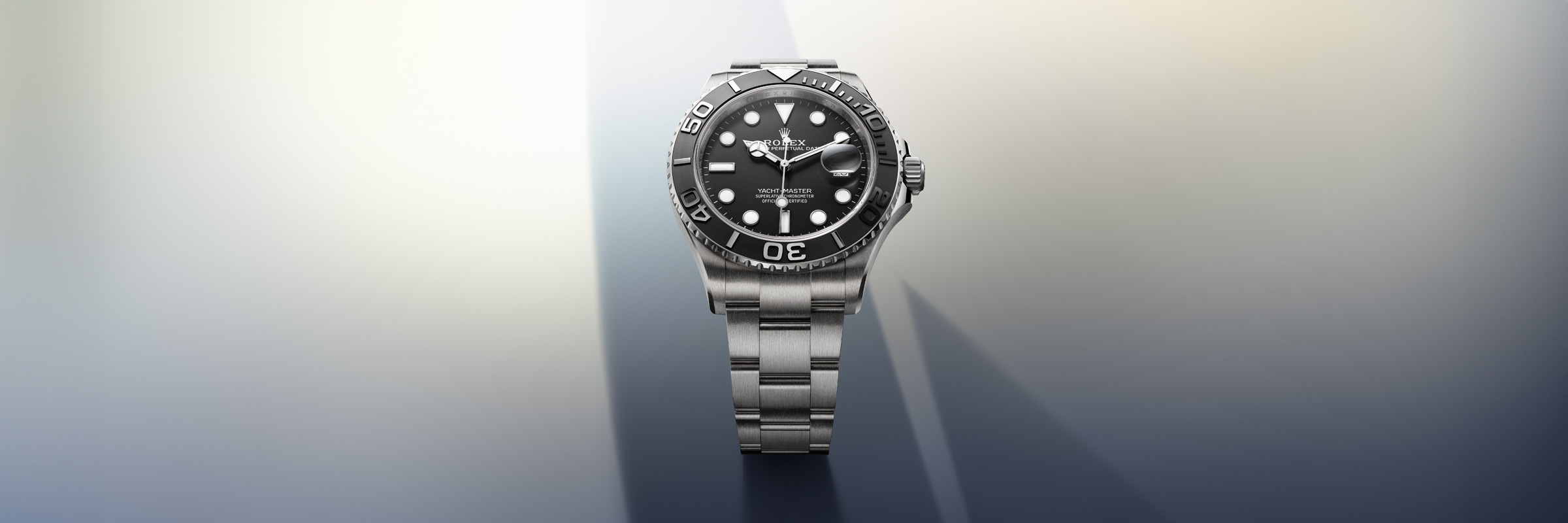 rolex YACHT-MASTER in Rolesium - combination of Oystersteel and platinum, M126622-0001 - Hyundaiwatch